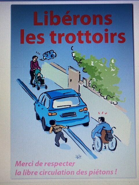 Semaine européenne de la mobilité : une campagne NATIONALE pour libérer les trottoirs !